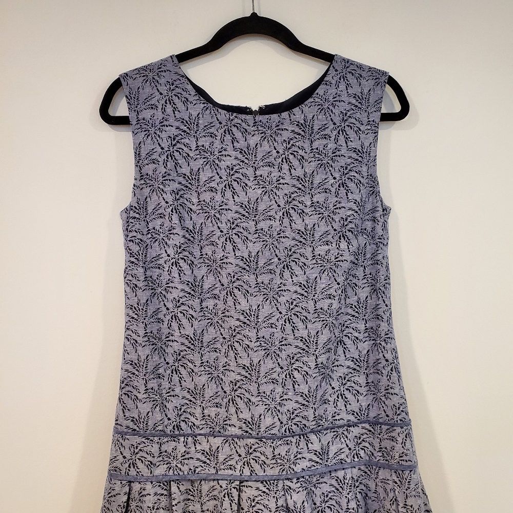 J. Crew Cotton/Linen Blend Dress Women's Size 4 - Picture 2 of 11
